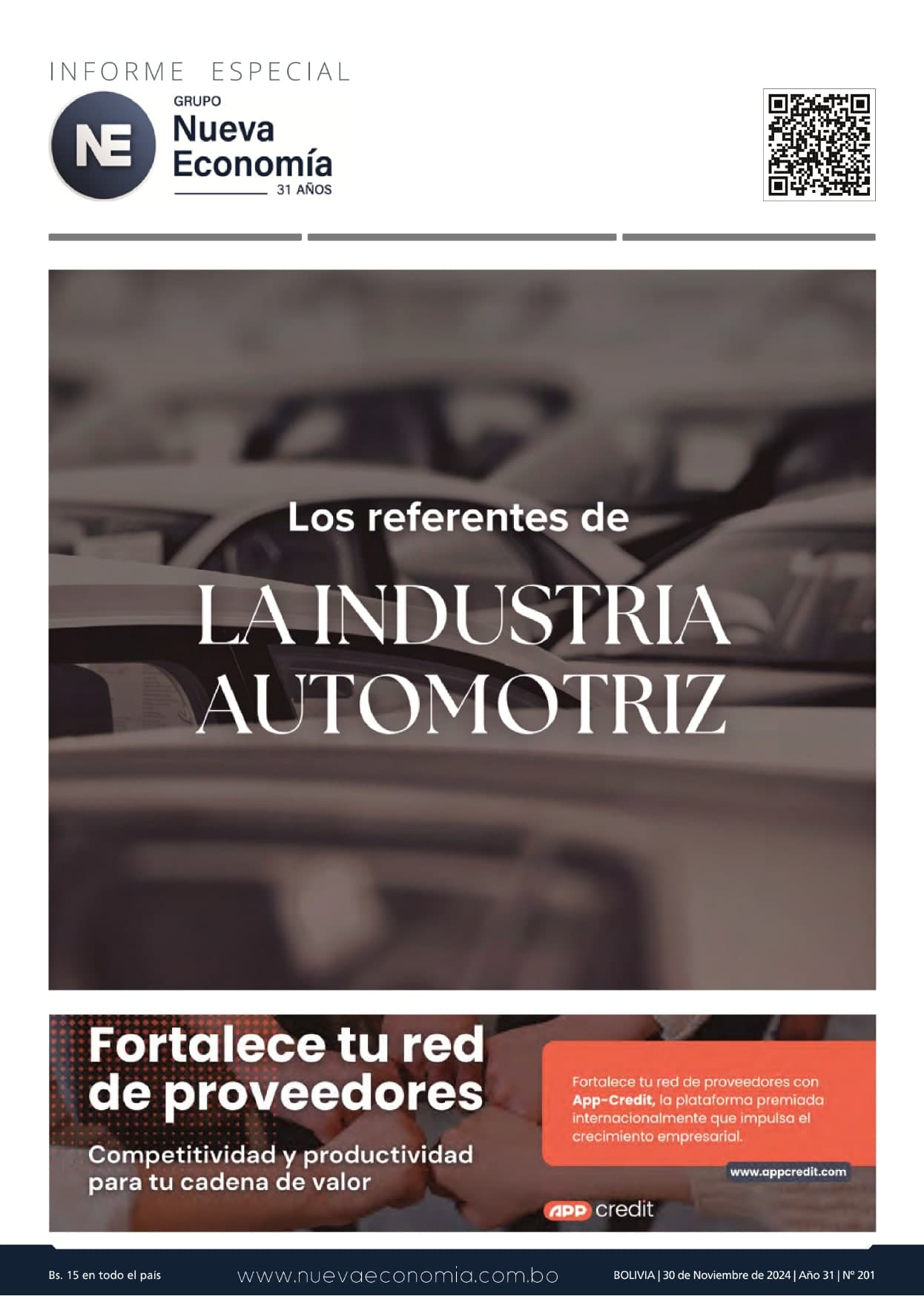 Portada de INF. ESPECIAL 201