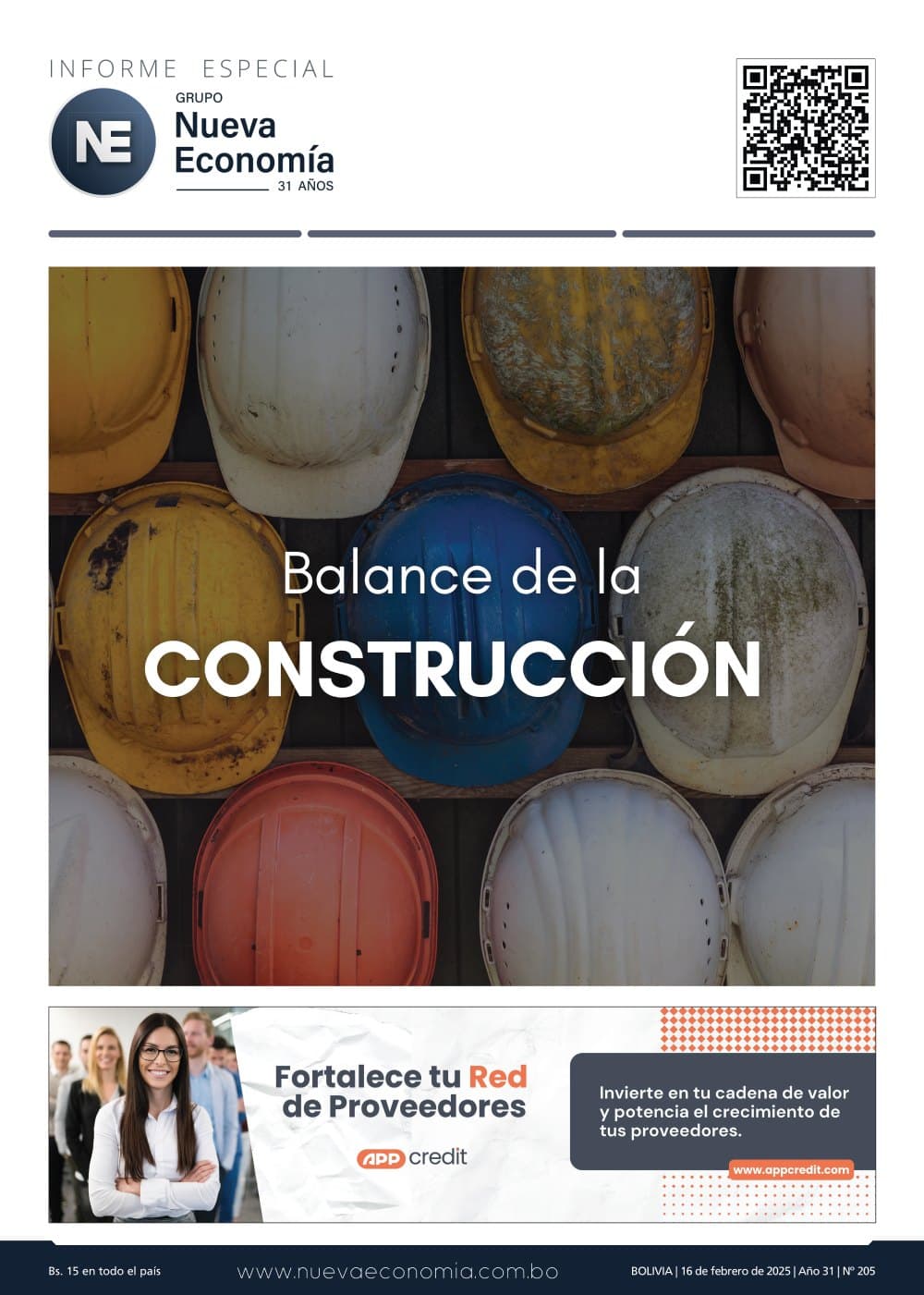 Portada de INF. ESPECIAL 205 