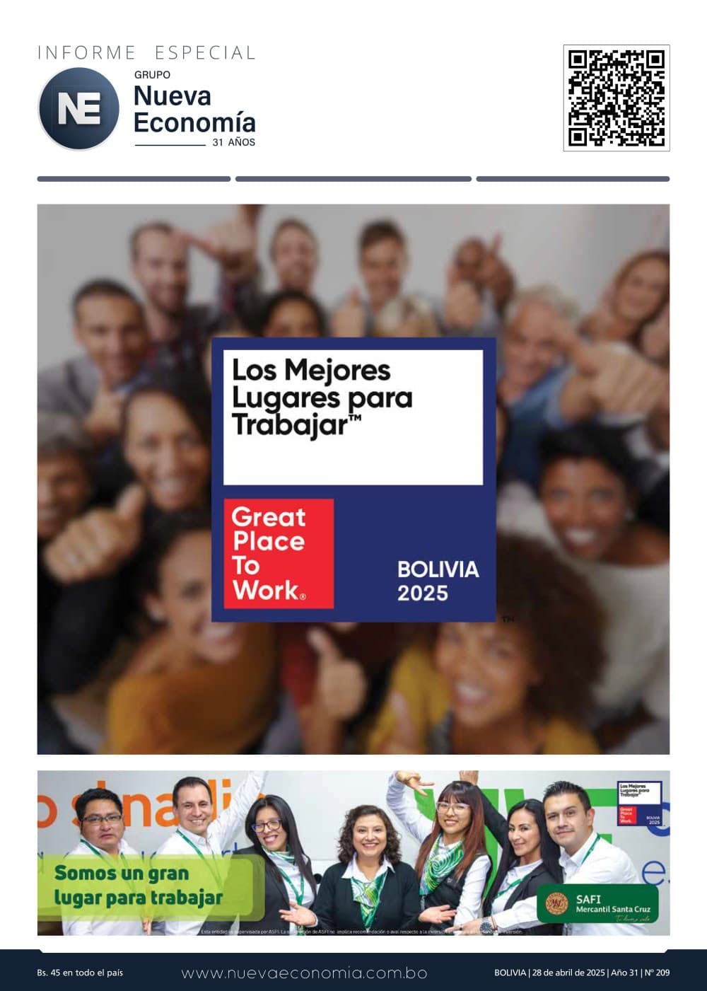 Portada de INF. ESPECIAL 209