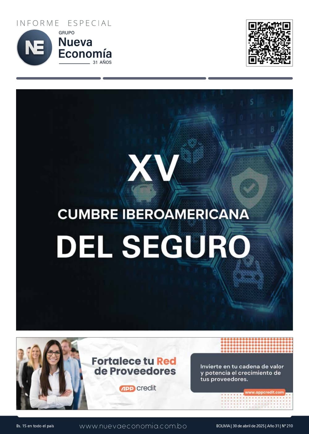 Portada de INF. ESPECIAL 210