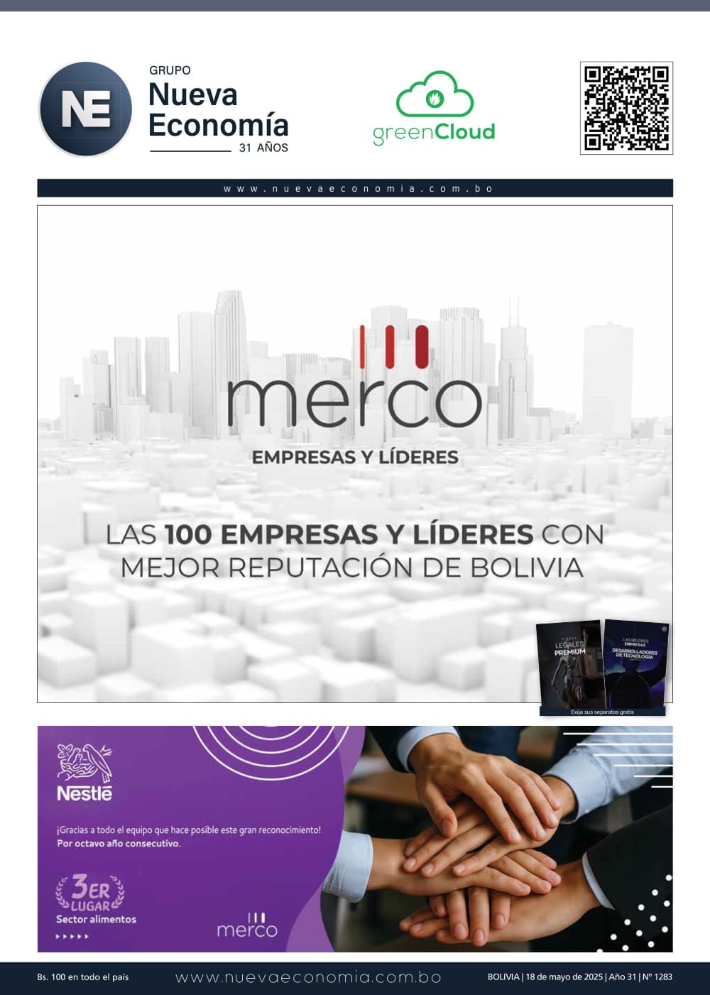 Portada de EDICIÓN 1283