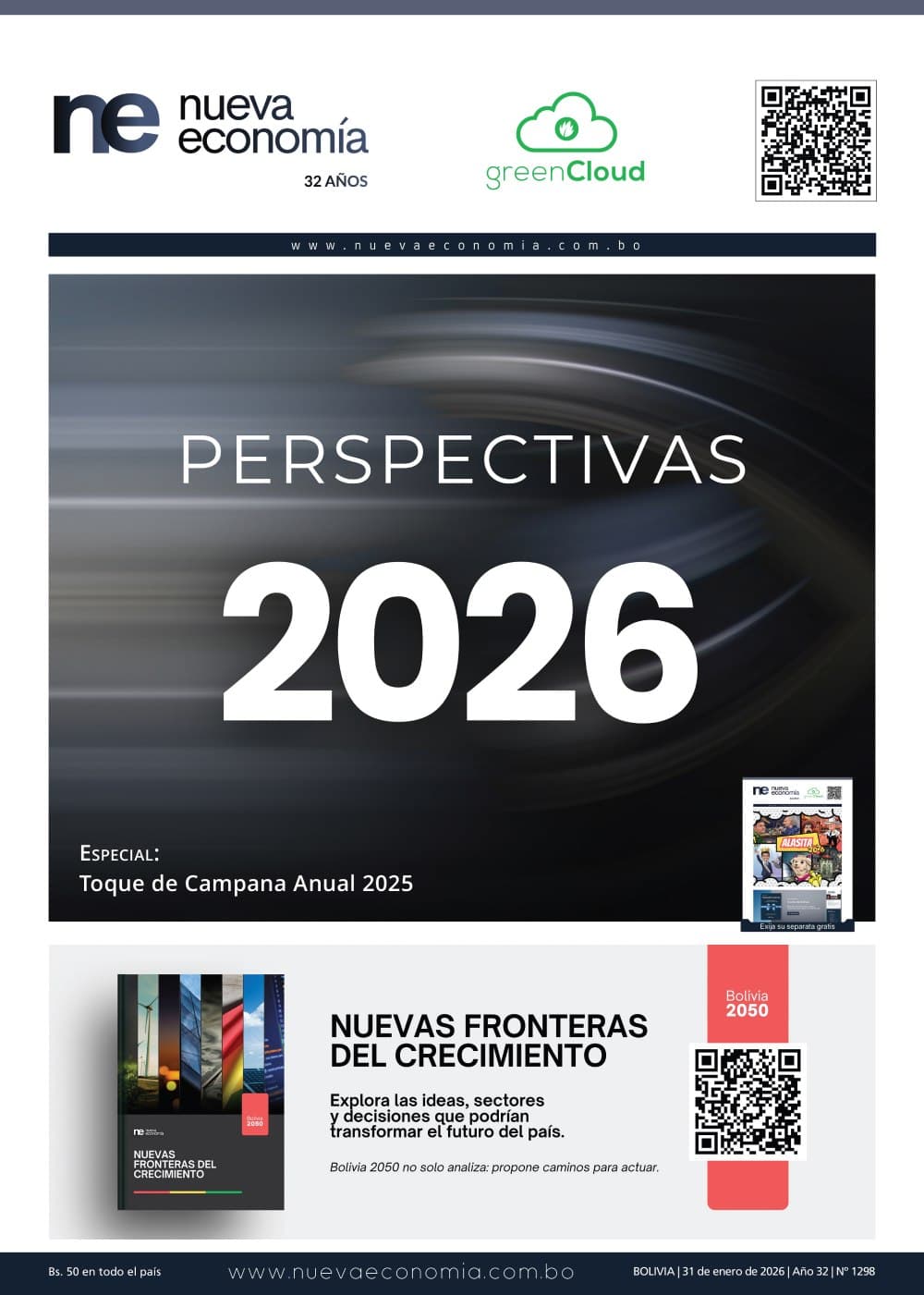 Portada de EDICIÓN 1298