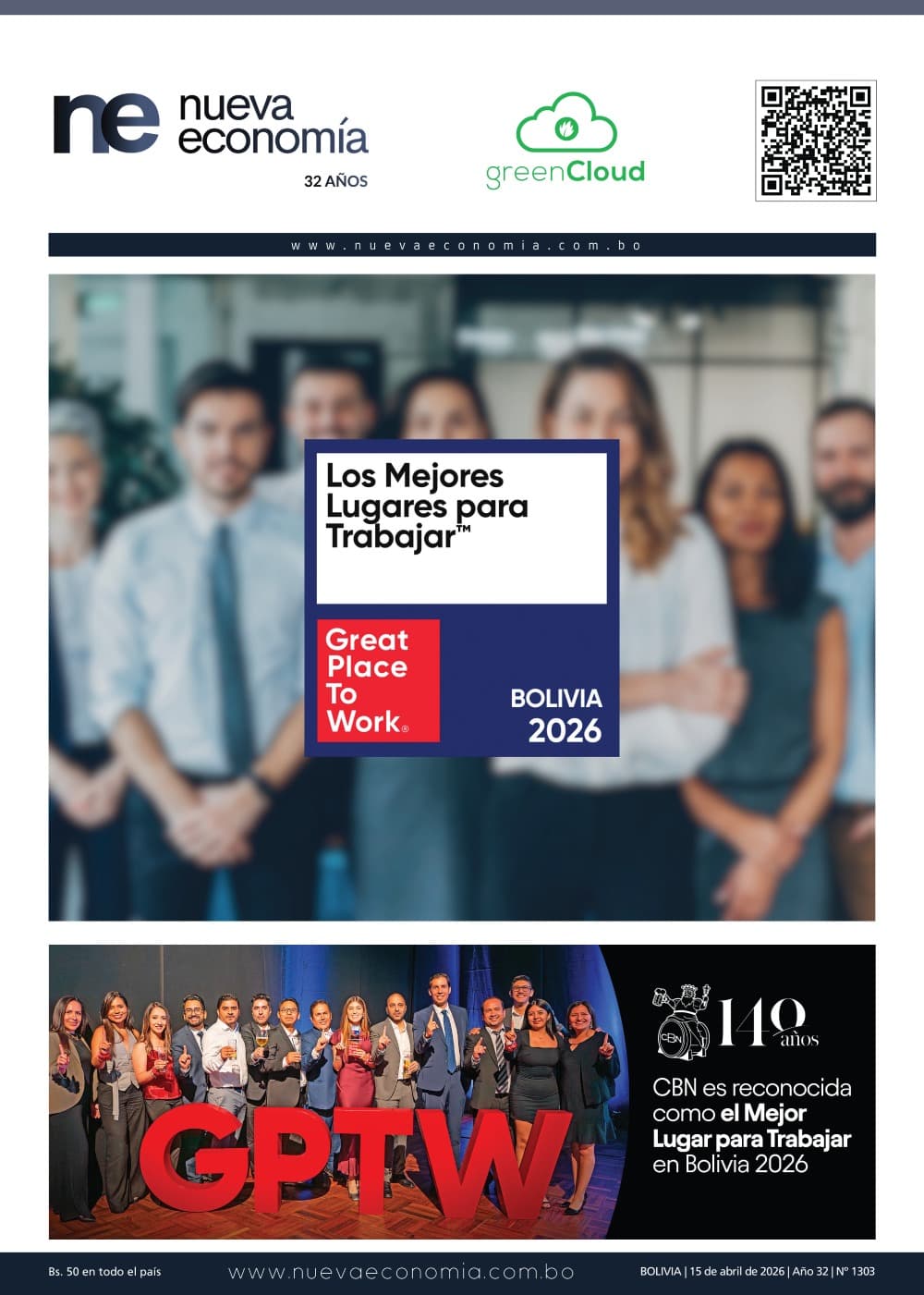 Portada de EDICIÓN 1303 