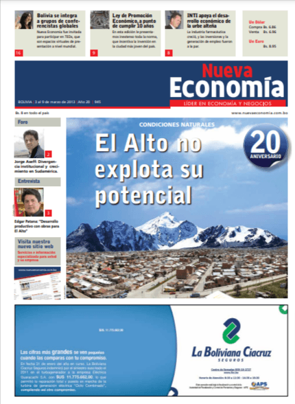 Portada de EDICIÓN 945