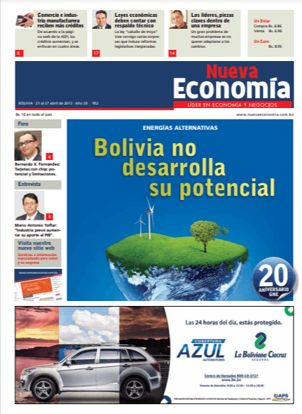 Portada de EDICIÓN 952