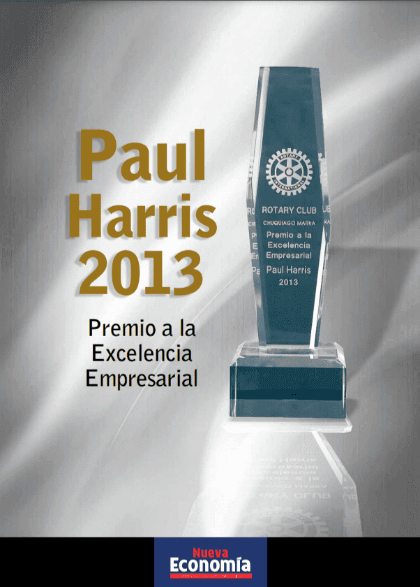 Portada de SEPARATAS - PAUL HARRIS 2013