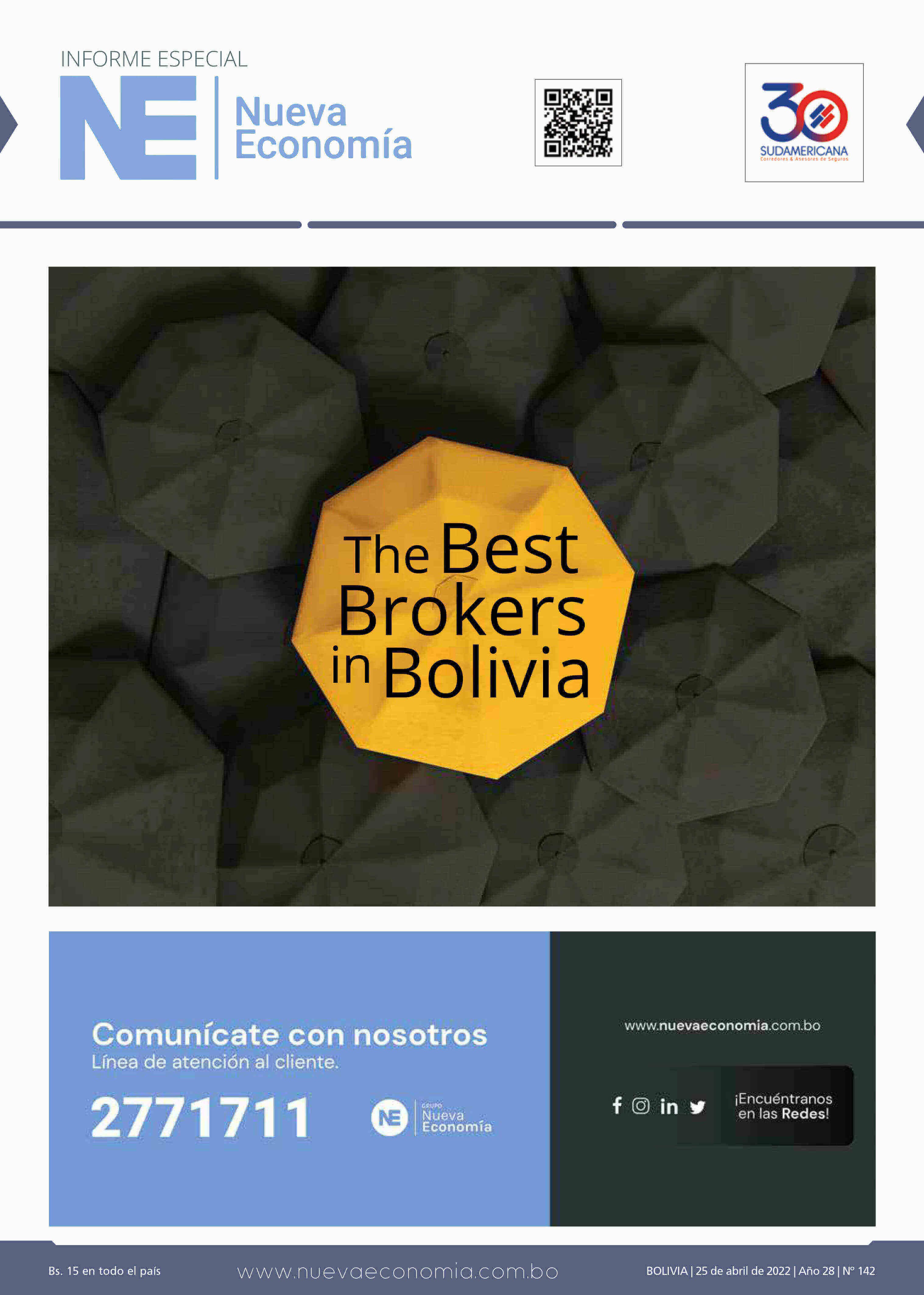Portada de INF. ESPECIAL 142