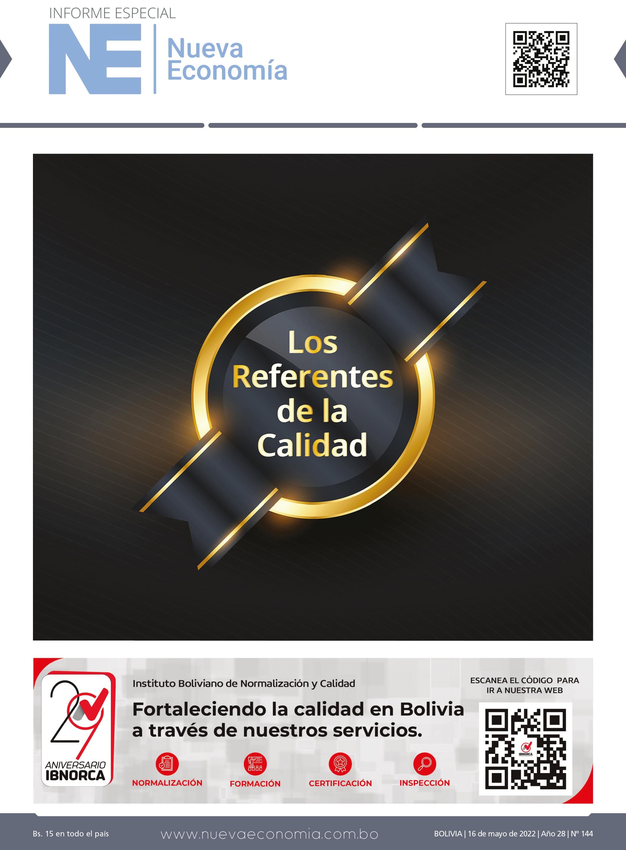 Portada de INF. ESPECIAL 144