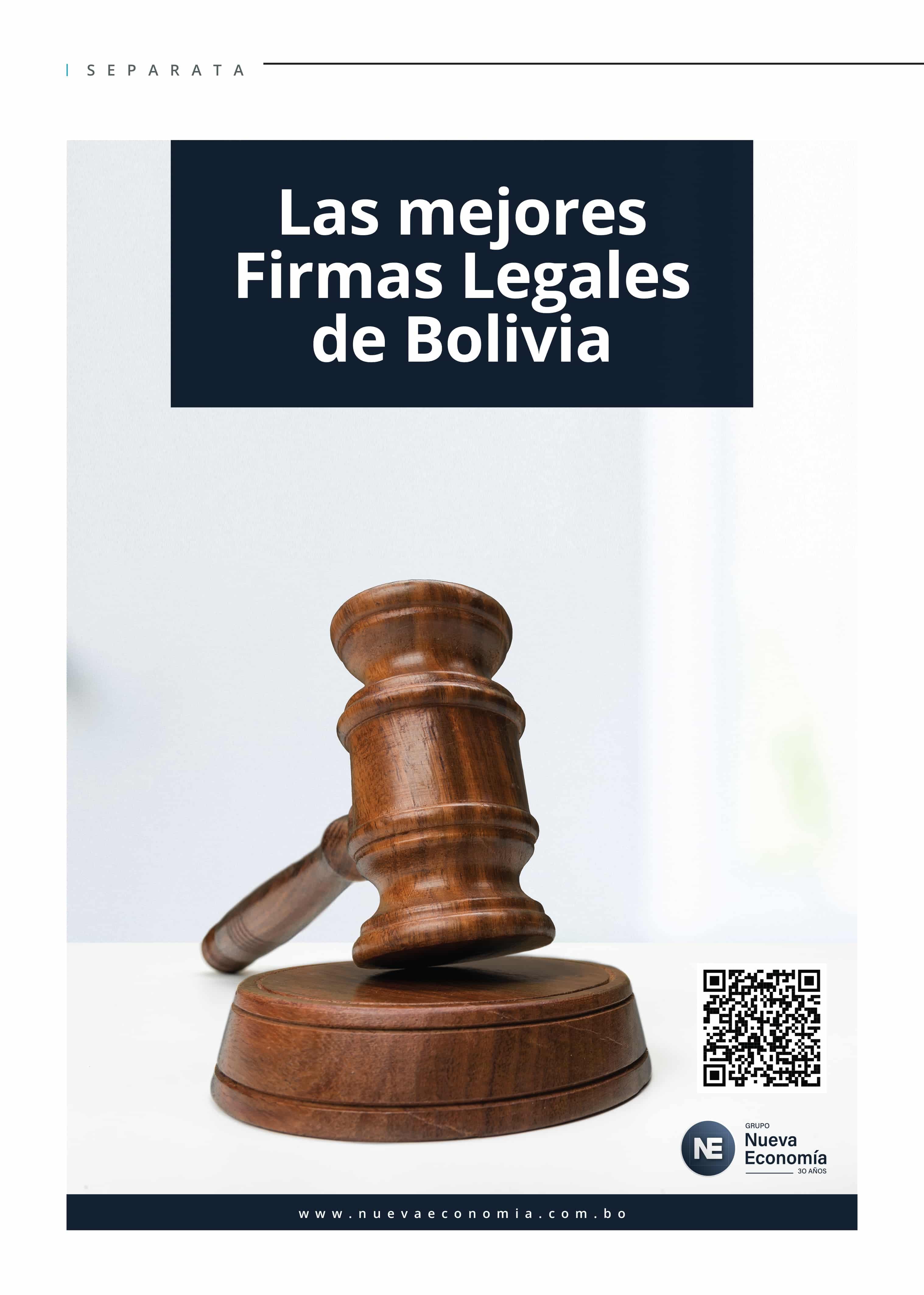 Portada de SEPARATA - Las mejores Firmas Legales de Bolivia
