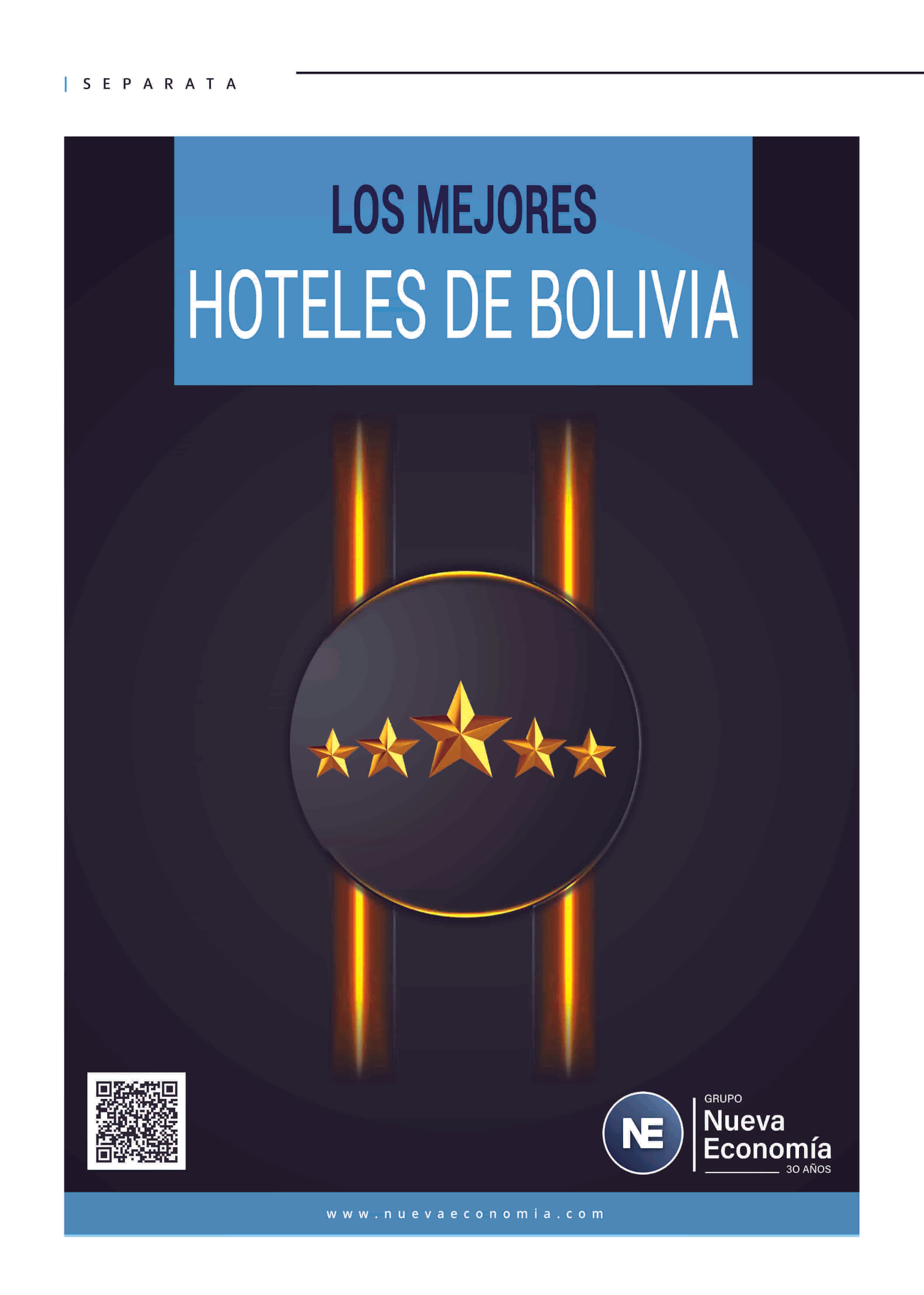 Portada de SEPARATA - Los mejores hoteles de Bolivia 