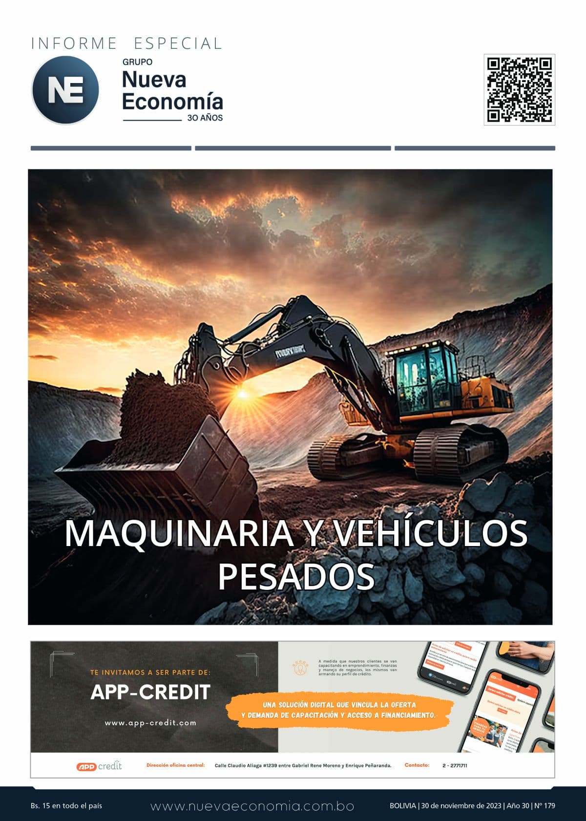 Portada de INF. ESPECIAL 179
