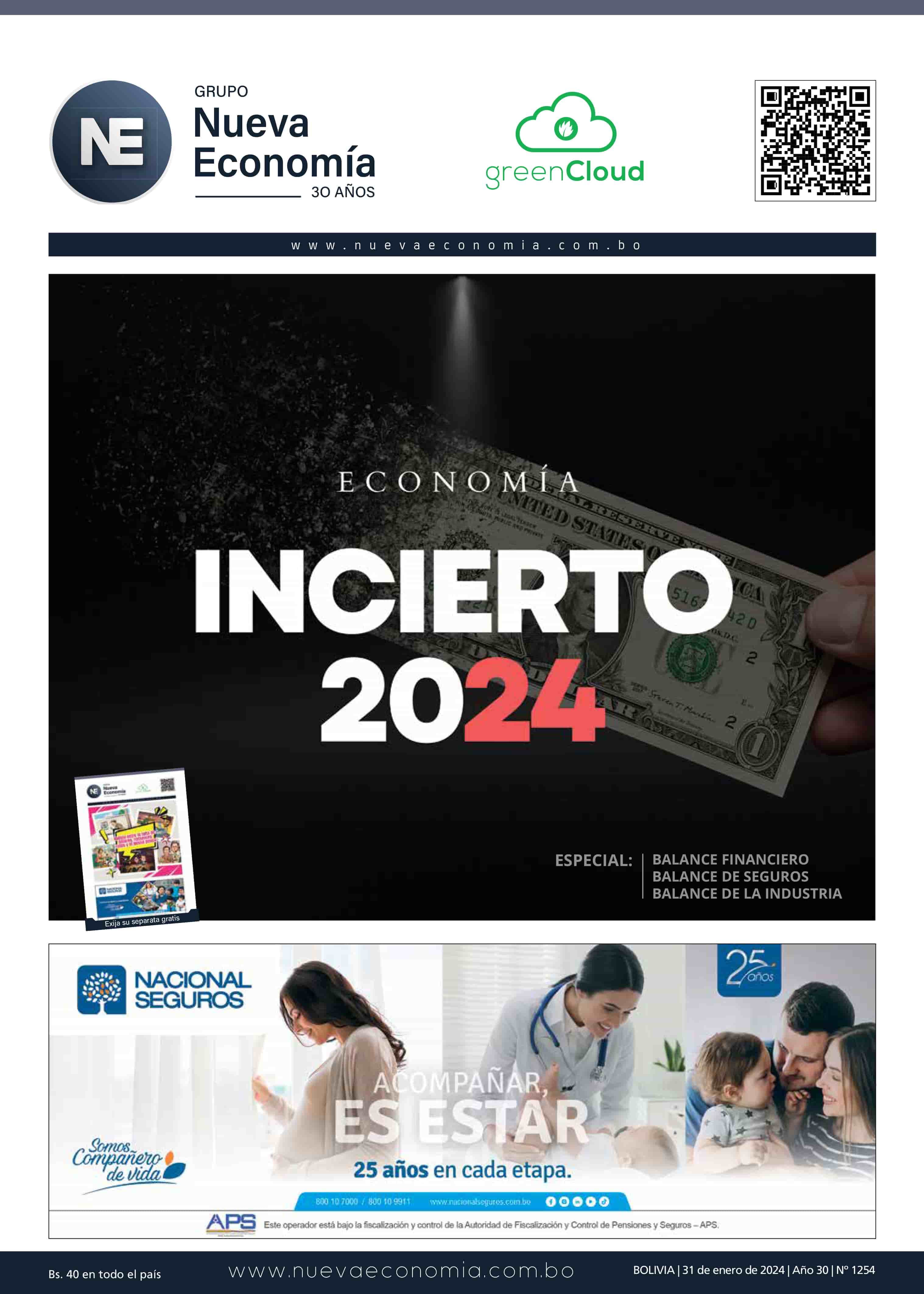 Portada de EDICIÓN 1254