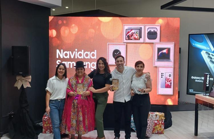 Samsung celebra Navidad con vales de hasta Bs 2.000 en supermercados