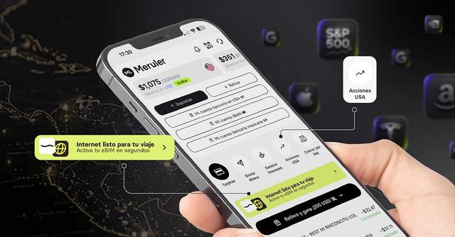 Meru democratiza Wall Street con inversiones desde $us 1.20  y presenta su herramienta de conectividad global con eSIMs 