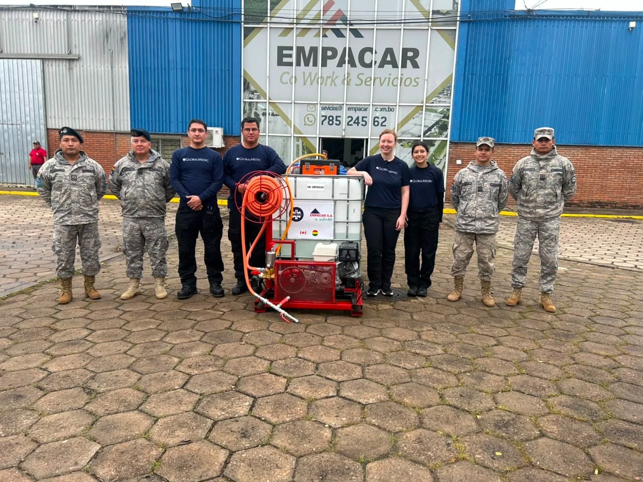 EMPACAR y Global Medic fortalecen la capacidad de respuesta de los bomberos con una nueva entrega de Fire Skids