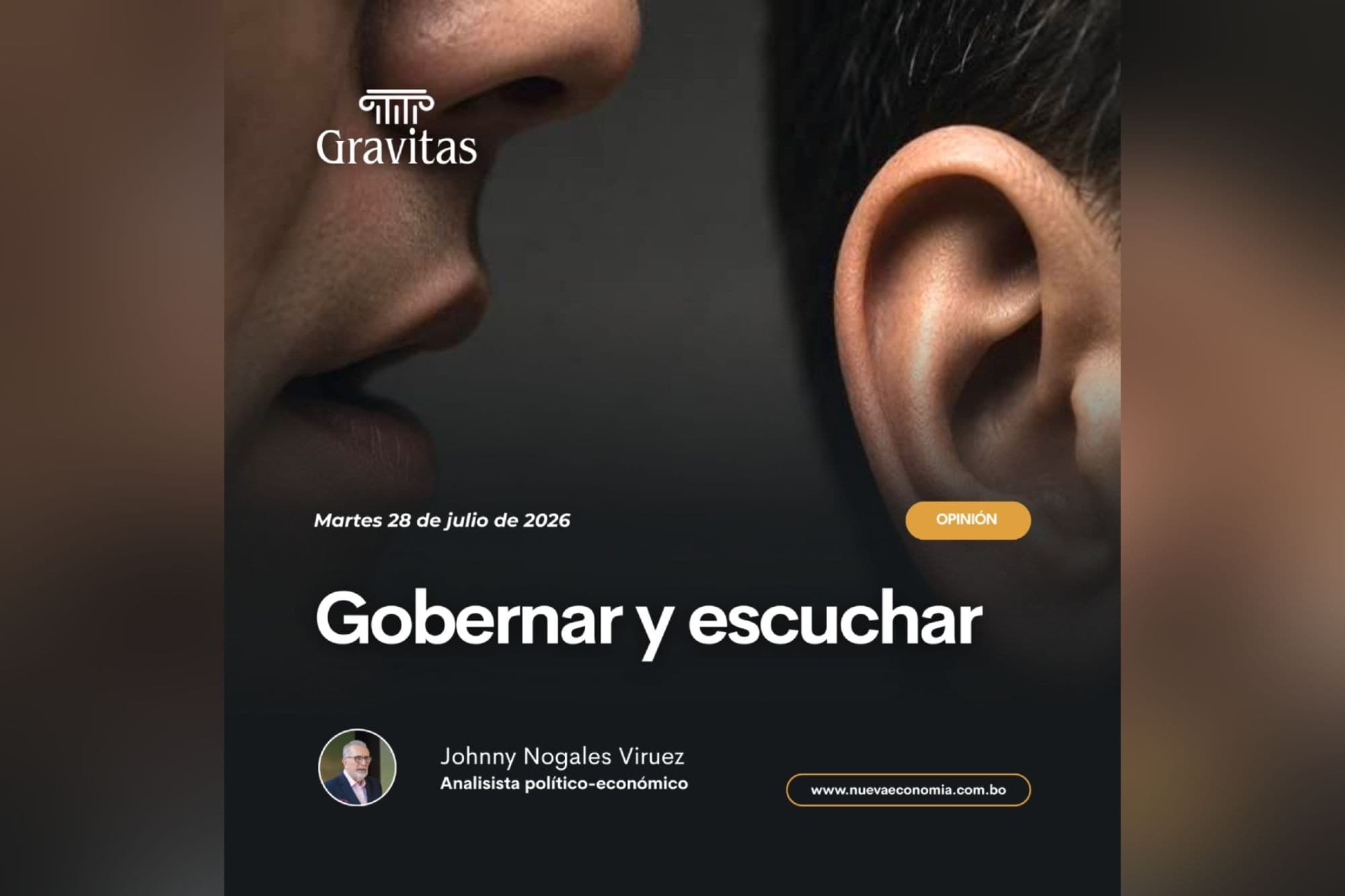 Gobernar y escuchar