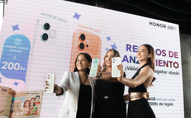 La nueva HONOR 600 Series llega a Bolivia y marca una nueva era de experiencias impulsadas por Inteligencia Artificial