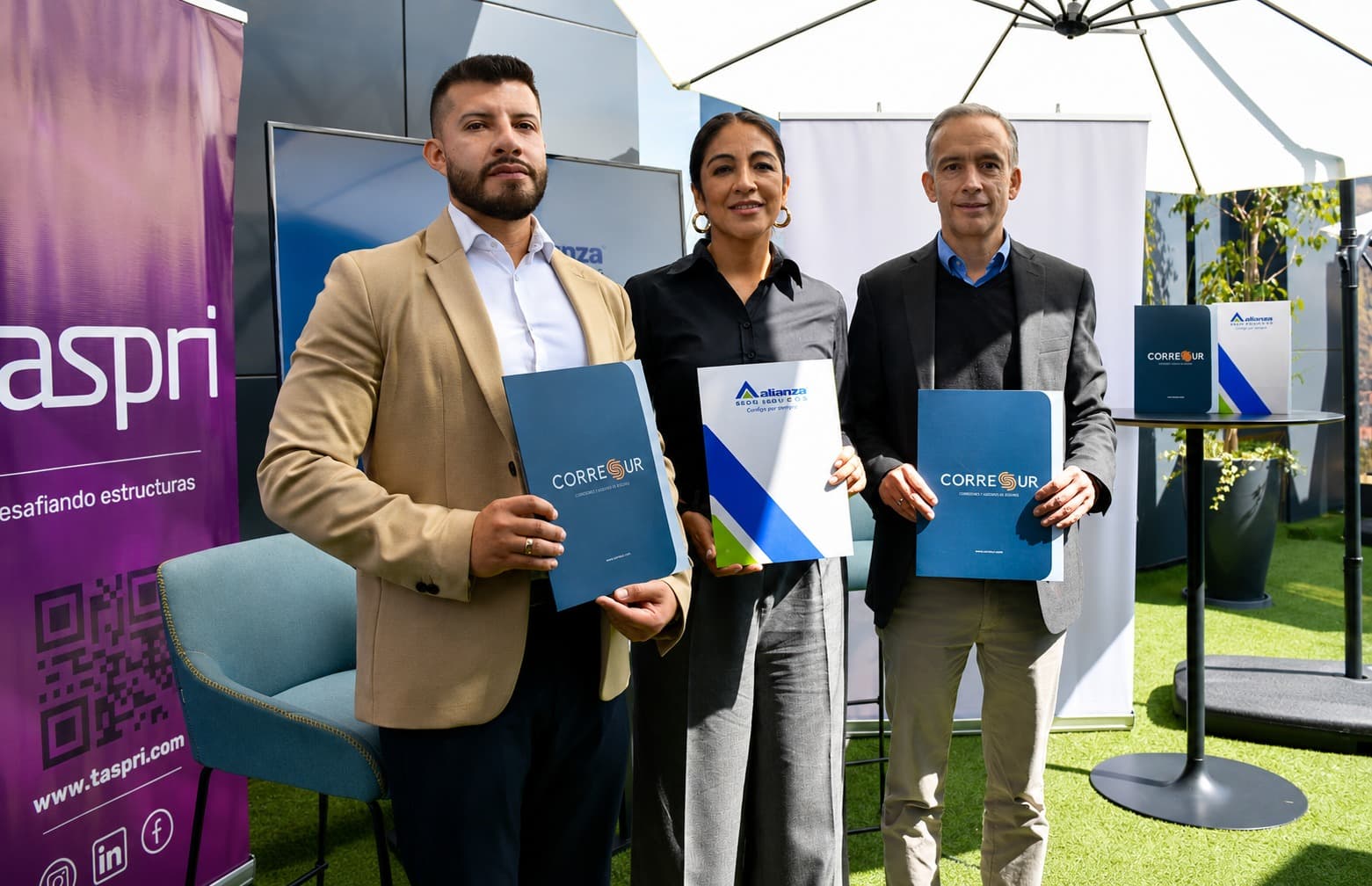 Corresur, TASPRI y Alianza Seguros presentan una solución pionera que integra fintech y seguros para fortalecer el financiamiento empresarial en Bolivia