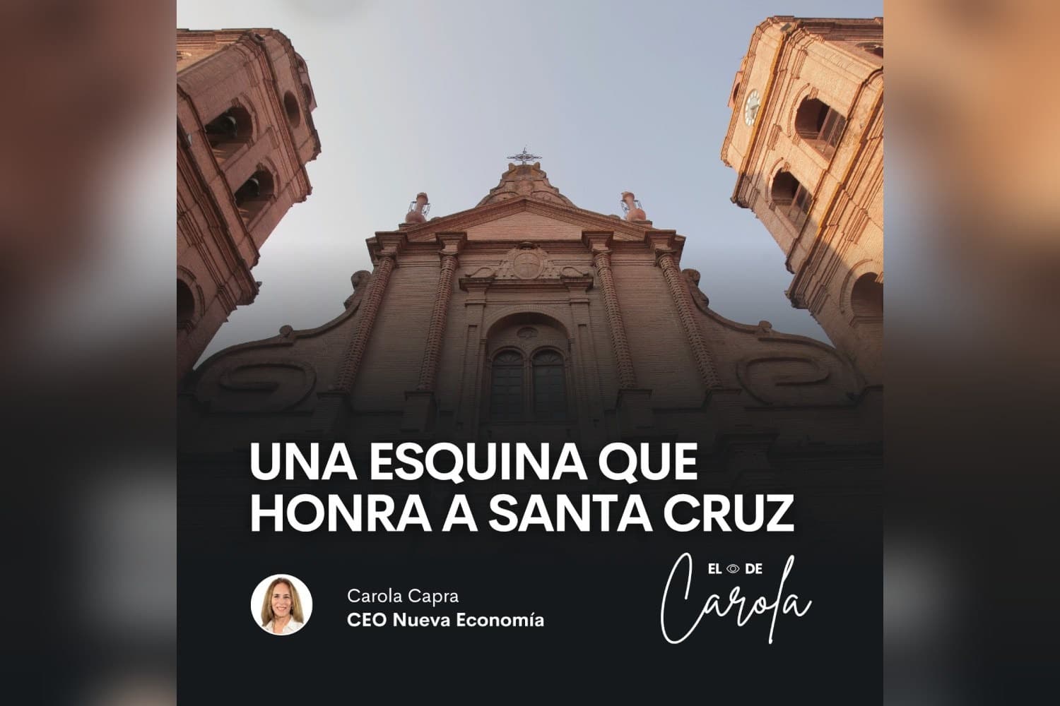Una esquina que honra a Santa Cruz
