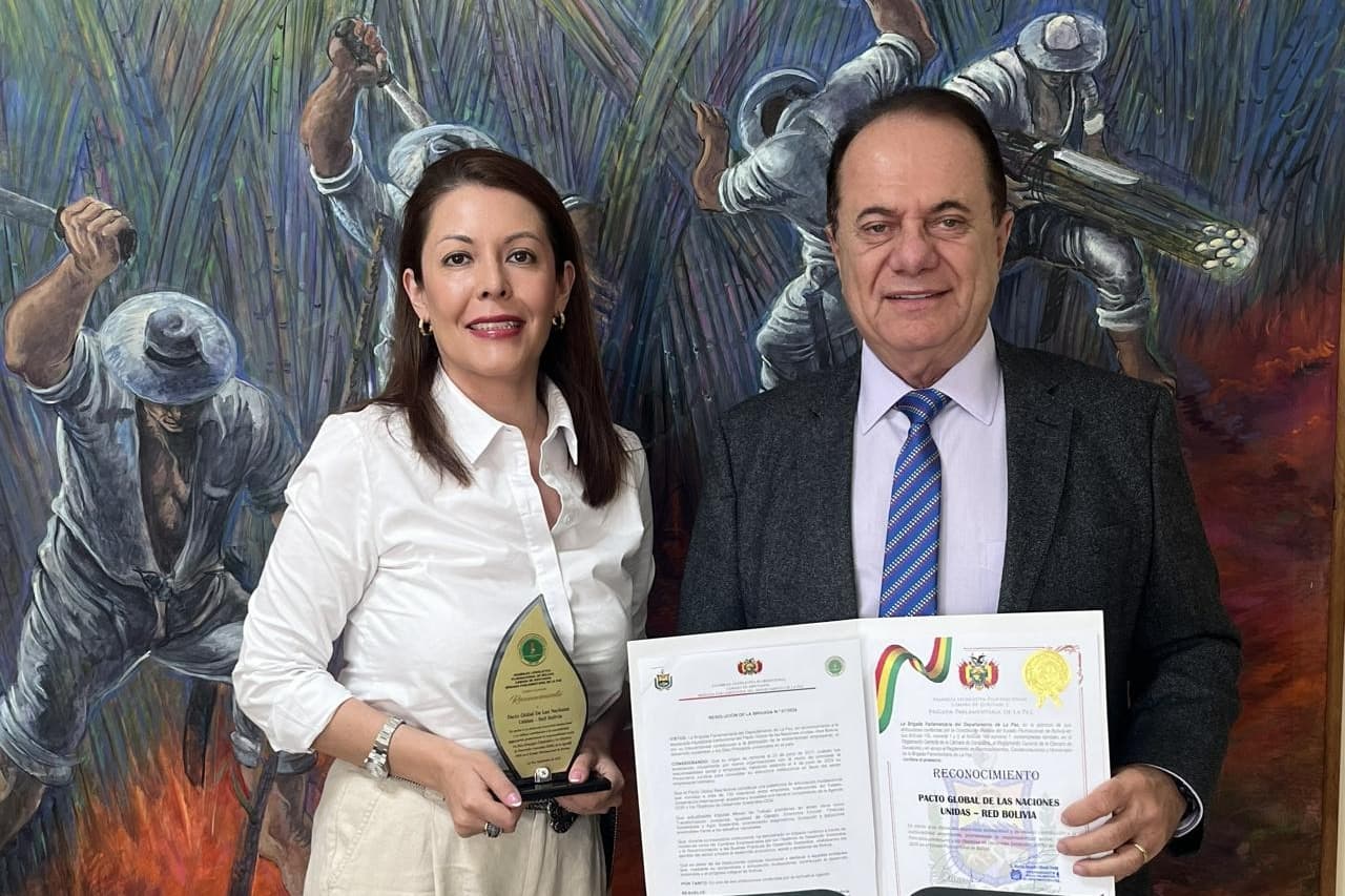 Pacto Global Bolivia recibe reconocimiento de la Asamblea Legislativa y llama a incorporar la sostenibilidad en la agenda de desarrollo del país