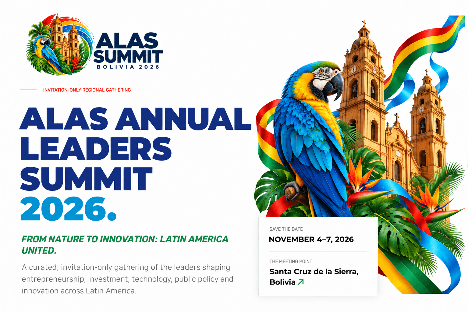 Santa Cruz reunirá a líderes de innovación e inversión en el ALAS Summit 2026