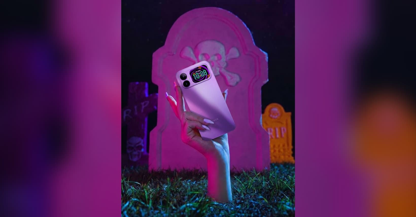 Halloween se luce en cada foto: así puedes aprovechar la Pantalla Play del HONOR Play20A