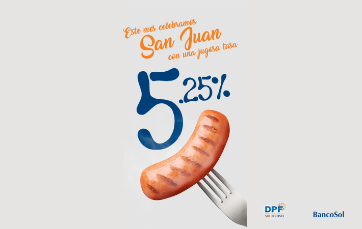 Interés preferencial de BancoSol para depósitos