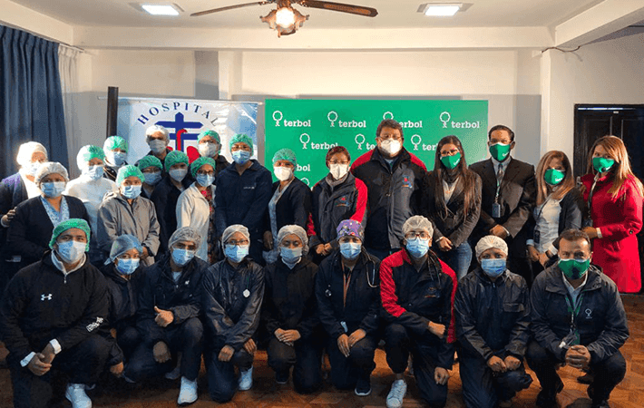 TERBOL Y EL HOSPITAL AGRAMOT DE EL ALTO LANZA EL AUTO COVID TEST