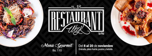 Restaurante Week en su 19ª versión