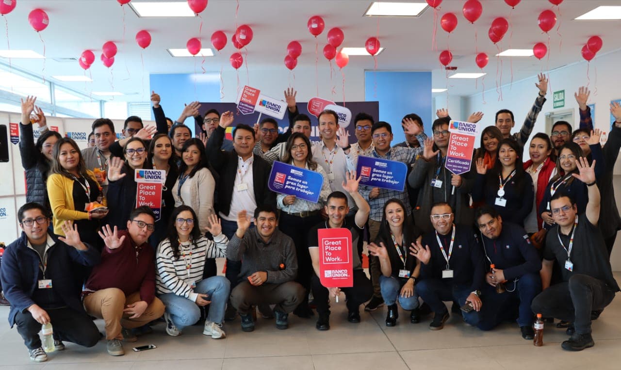 Banco Unión es re-certificada como "un gran lugar para trabajar"