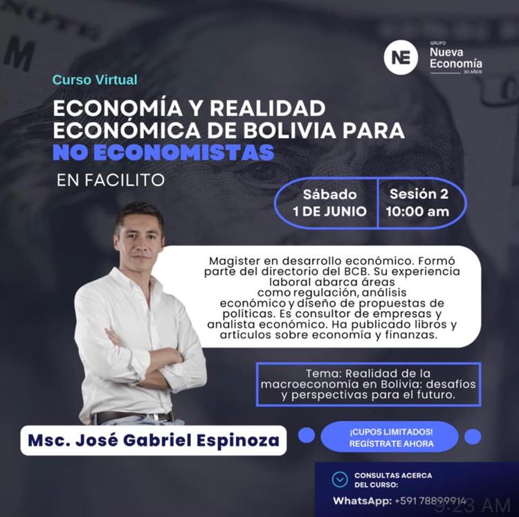 Un nuevo ciclo para Bolivia: la tendencia descendente en la economía