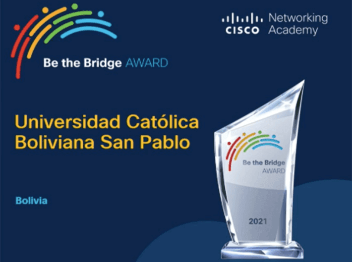U.C.B. RECIBE EL PREMIO BE THE BRIDGE AWARD DE CISCO NETWORKING ACADEMY