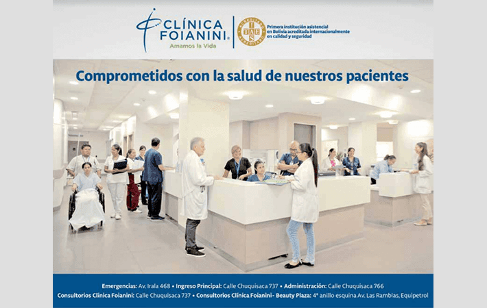CLÍNICA FOIANINI IMPLEMENTA LA HCEU