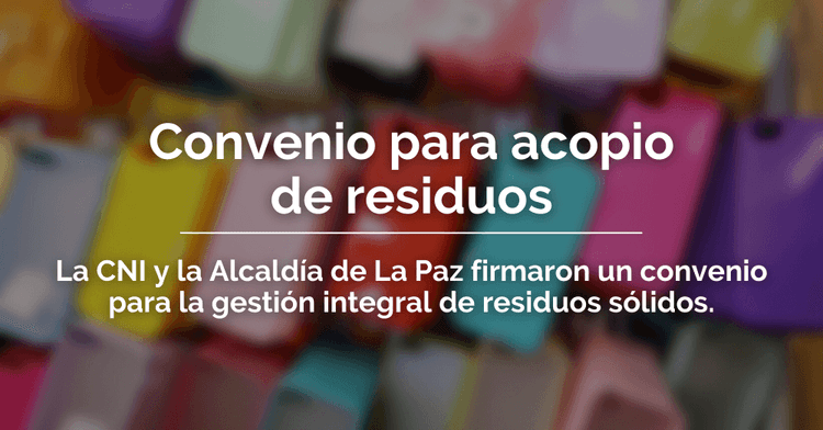Convenio para acopio de residuos