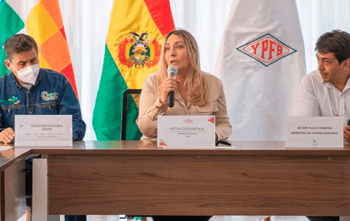 Katya Diederich asumió la Presidencia Ejecutiva de YPFB