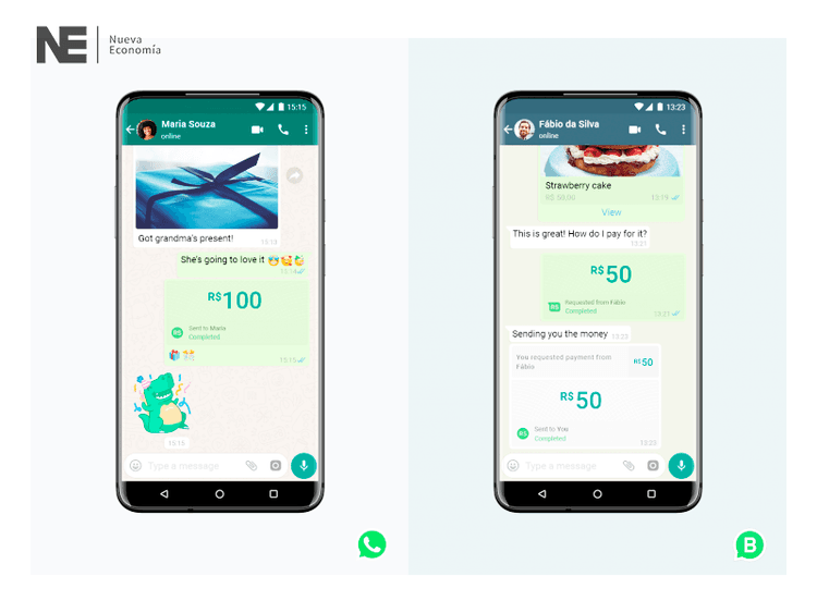 PAGOS EN WHATSAPP LLEGAN A BRASIL