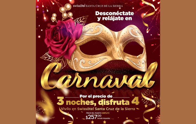 Paquete carnavalero de Swissotel