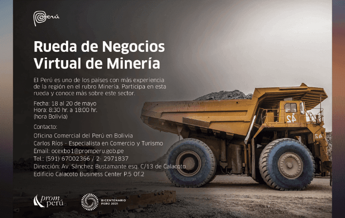 PROMPERÚ lidera Rueda de Negocios con oferta exportable minero