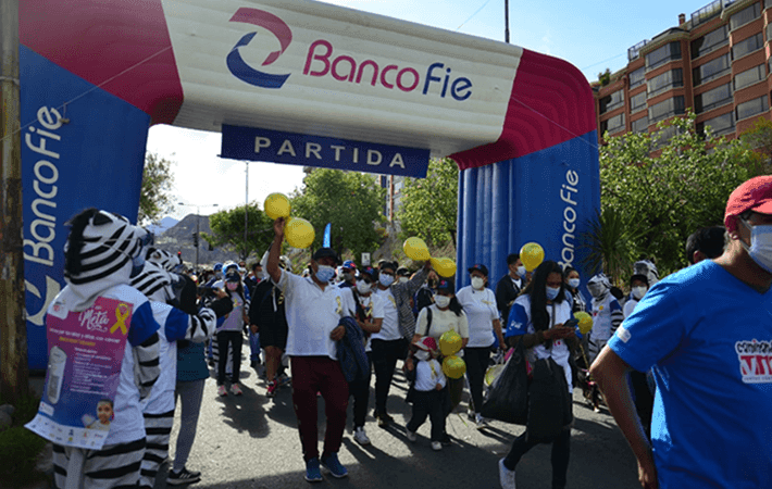 CAMPAÑA “CAMINANDO POR LA VIDA” A FAVOR DE NIÑAS Y NIÑOS CON CÁNCER