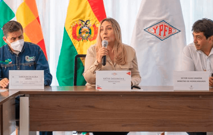 Katya Diederich asumió la Presidencia Ejecutiva de YPFB