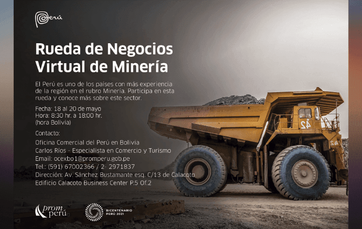 PROMPERÚ lidera Rueda de Negocios con oferta exportable minero