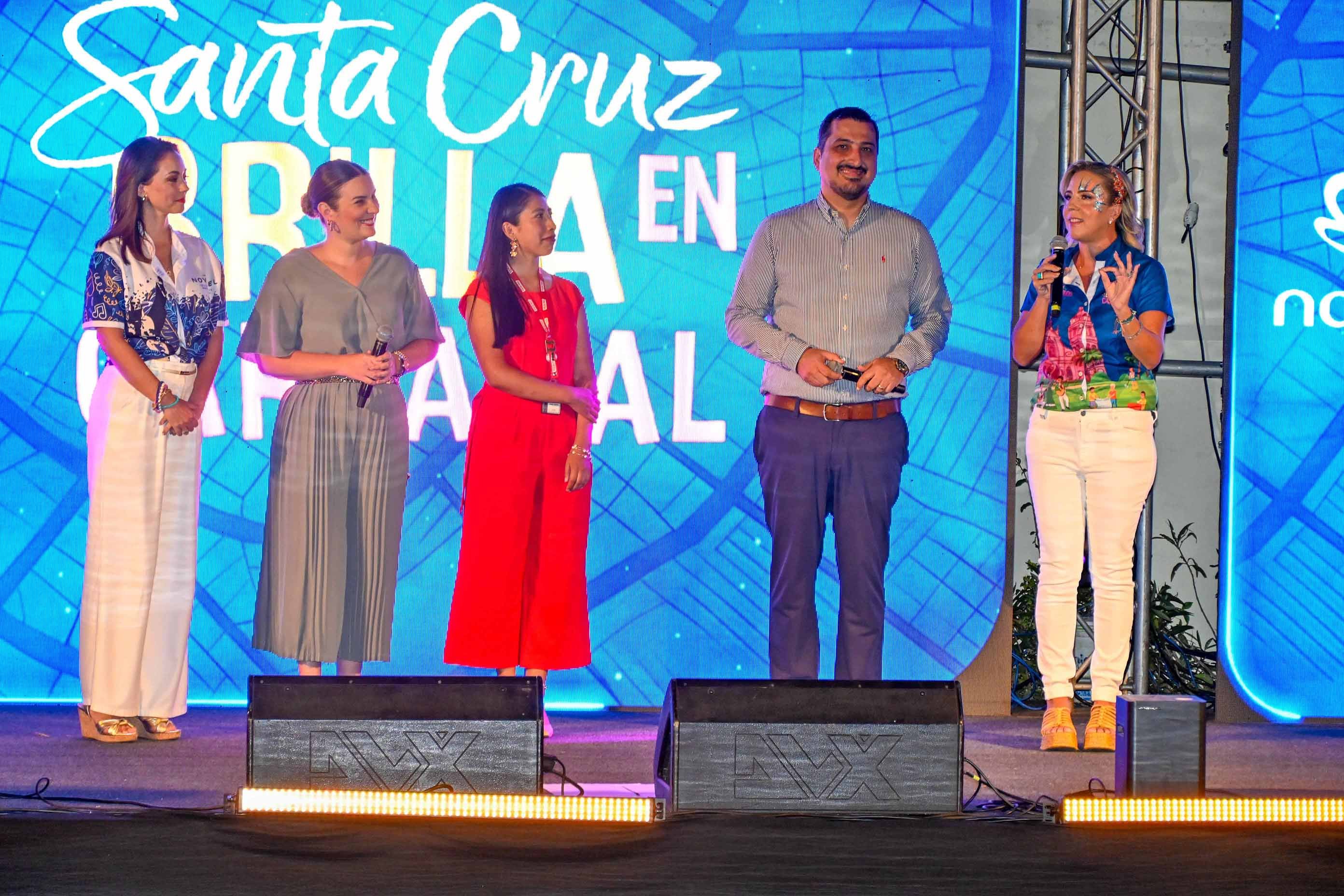 Natura, junto a Paceña, Nosotras, Finesse, Empacar, Novotel y los Testarudos, promueven una ciudad más limpia en Carnaval