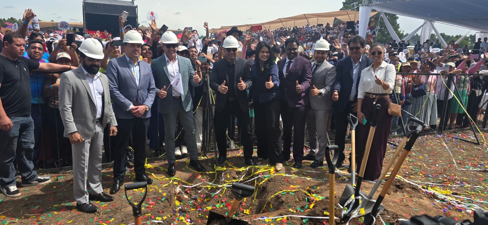 DXN arranca proyecto industrial en Bolivia y coloca la  primera piedra con una inversión de $us 25 millones