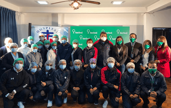 TERBOL Y EL HOSPITAL AGRAMOT DE EL ALTO LANZA EL AUTO COVID TEST