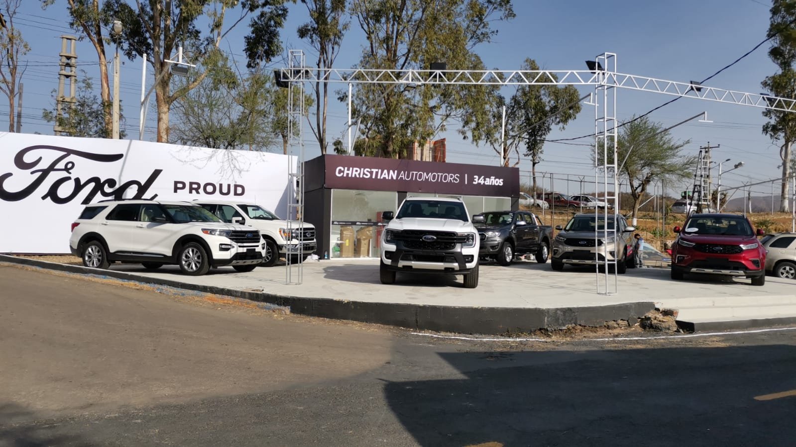 Ford, distribuida en Bolivia por Christian Automotors,  se luce en Exposur 2023