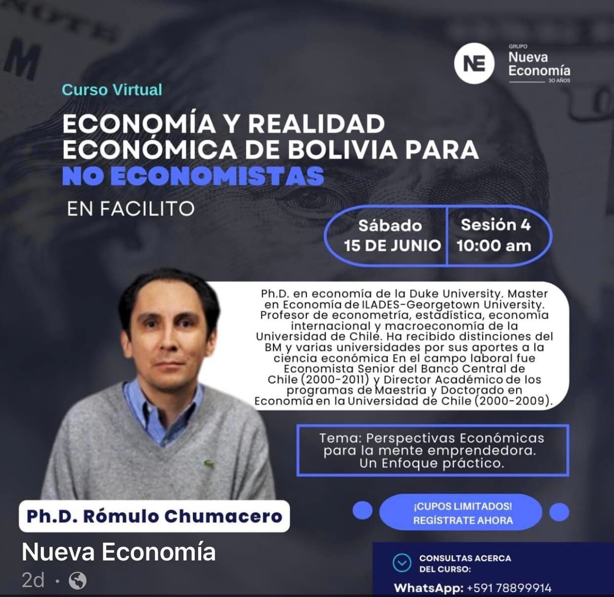 La economía como una herramienta para saber cómo hubiera sido Bolivia sin la gestión de Evo Morales