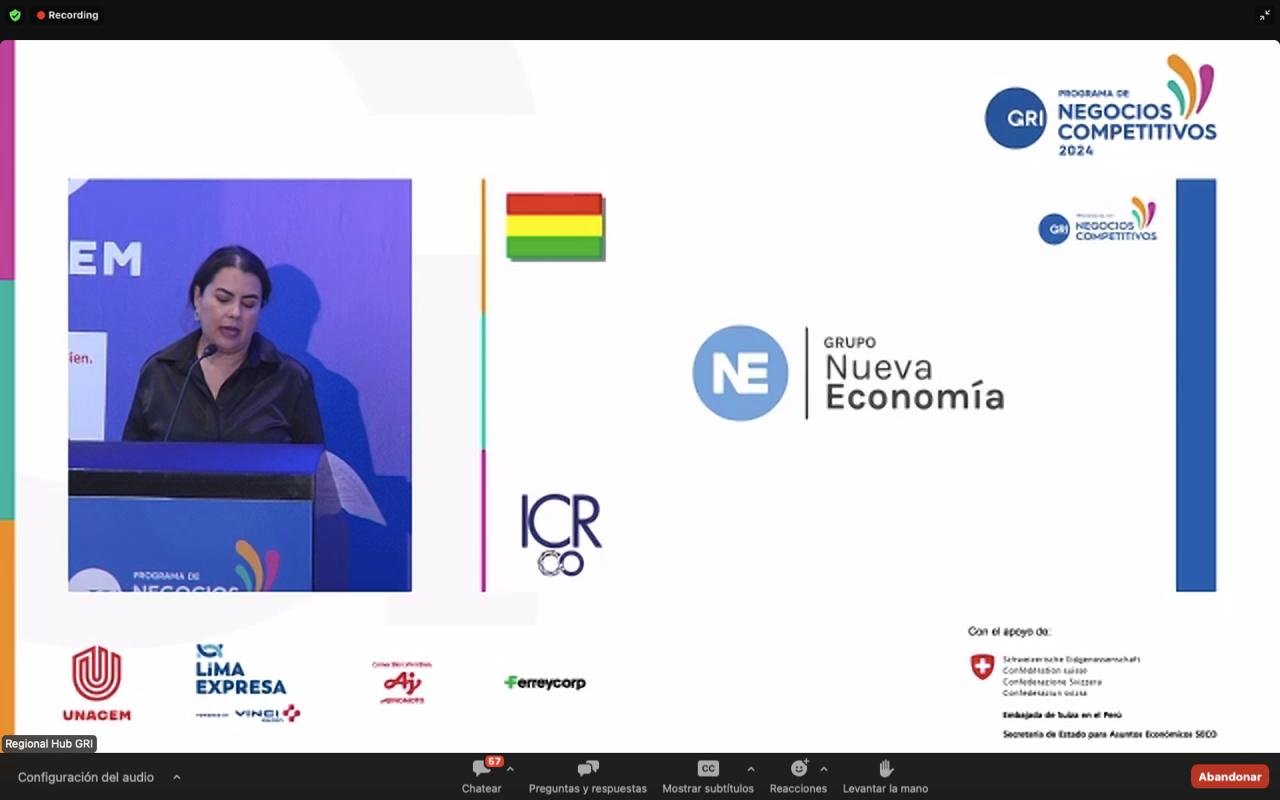 Grupo Nueva Economía recibe reconocimiento internacional por su primer reporte de sostenibilidad conforme a los estándares GRI