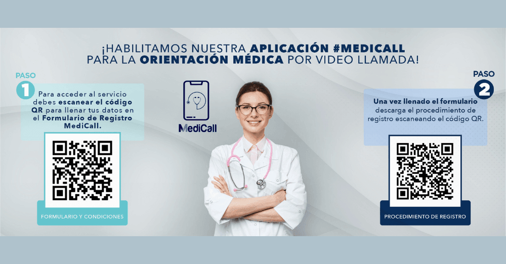 Orientación sobre covid-19 con videollamada