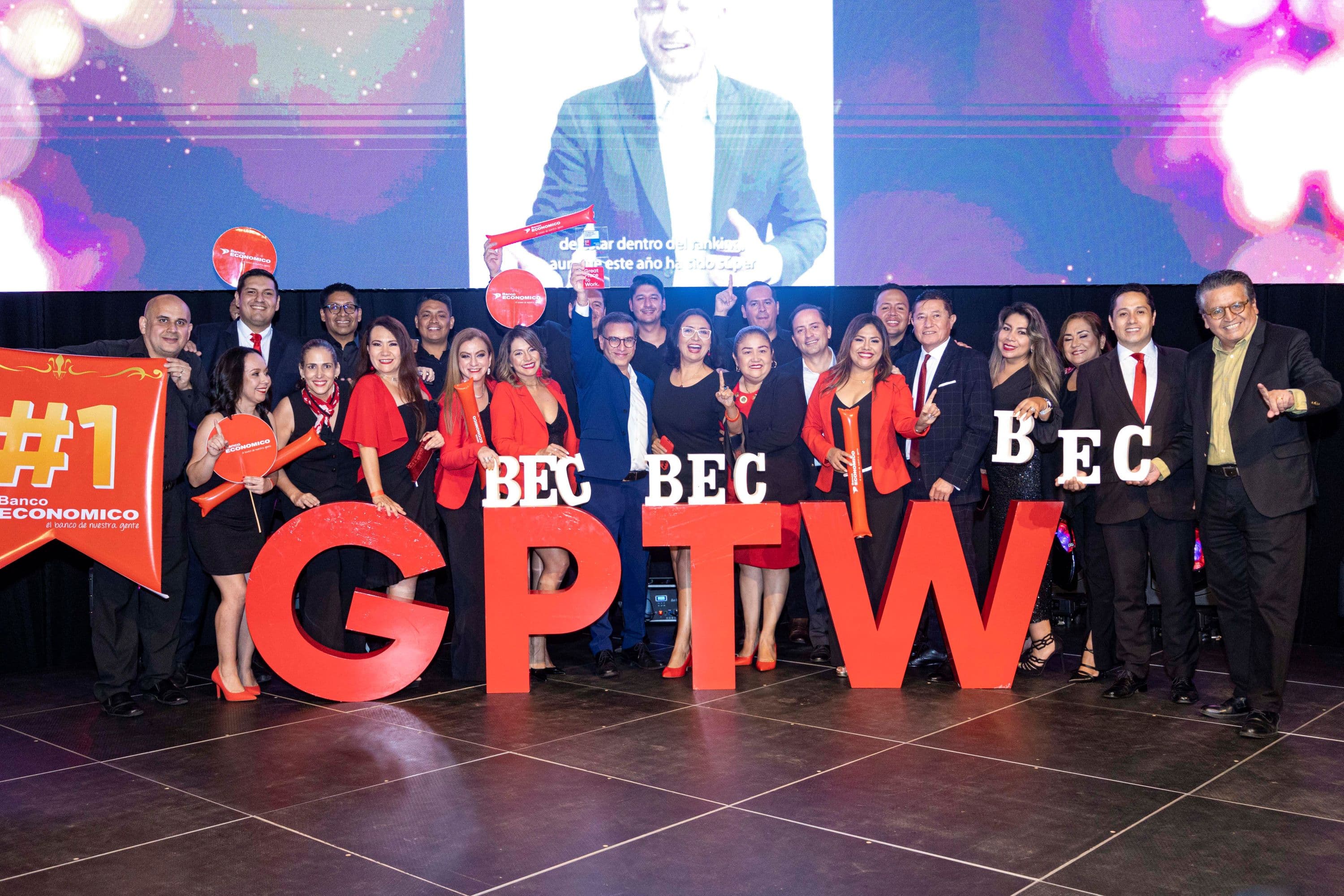 El Banco Económico reafirma su liderazgo como el “Mejor Lugar Para Trabajar en Bolivia” por GPTW
