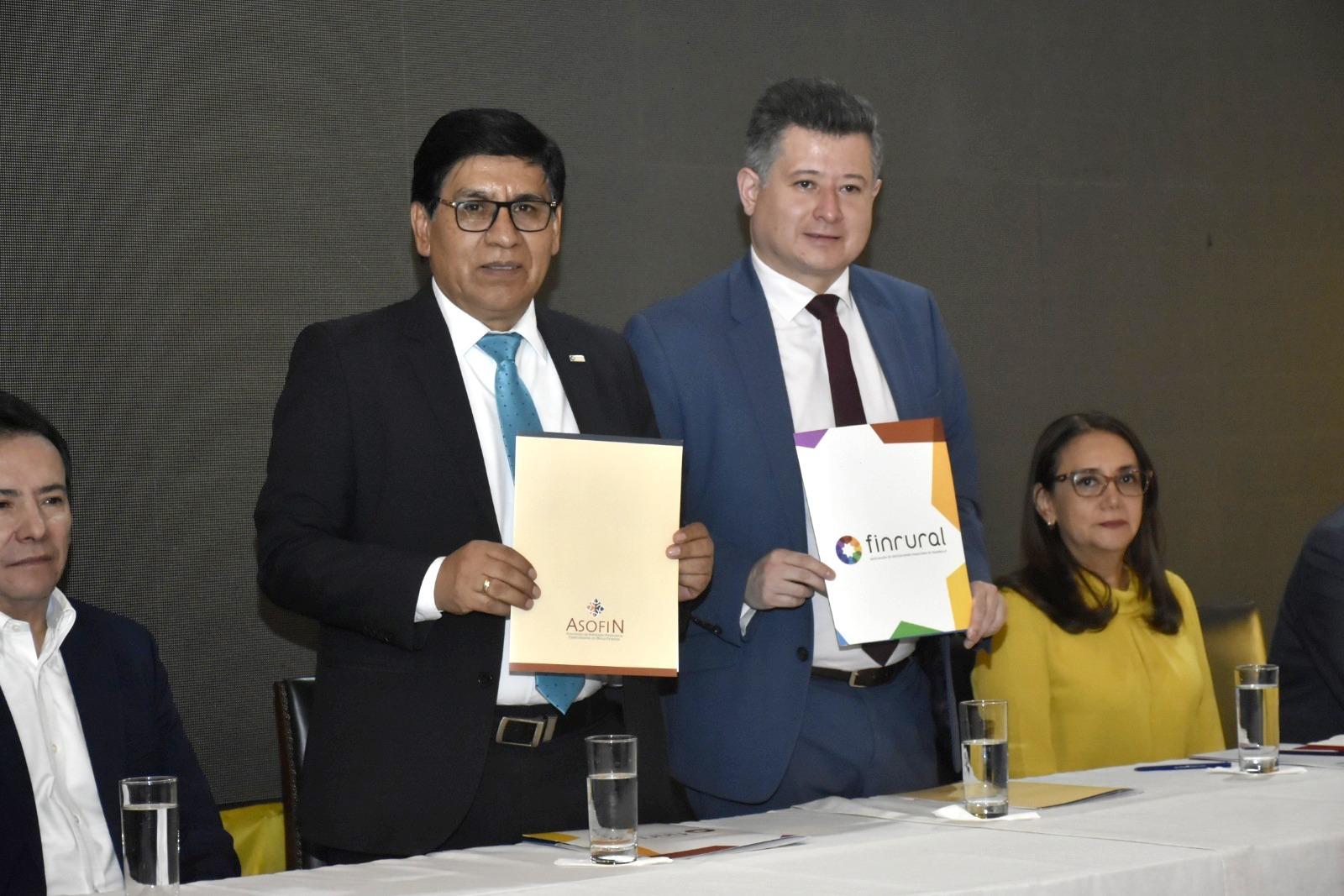 Microfinanzas: ASOFIN y FINRURAL presentan documento estratégico del sector